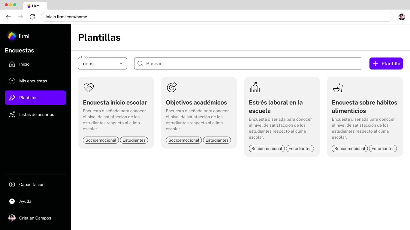Plantillas Plantillas